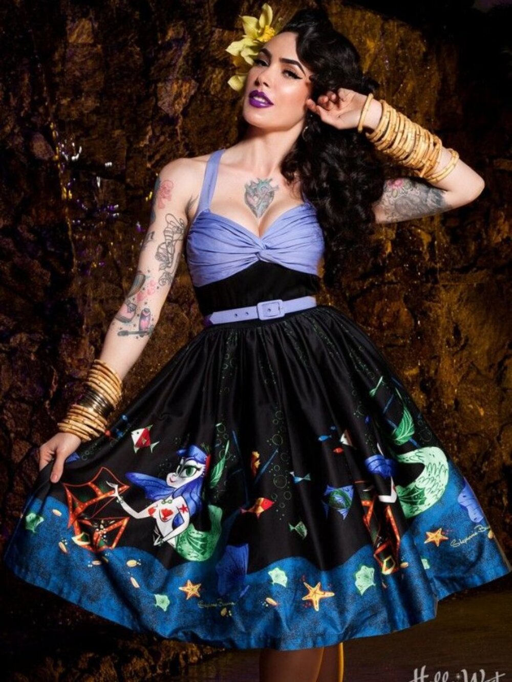 Pinup Couture Stephanie Buscema mermaid Lydia dress